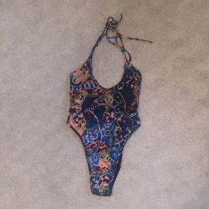 One piece bathing suit